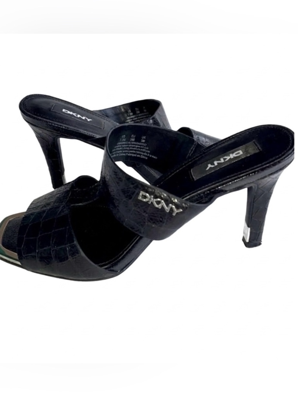 DKNY Black Baz Dress Sandals